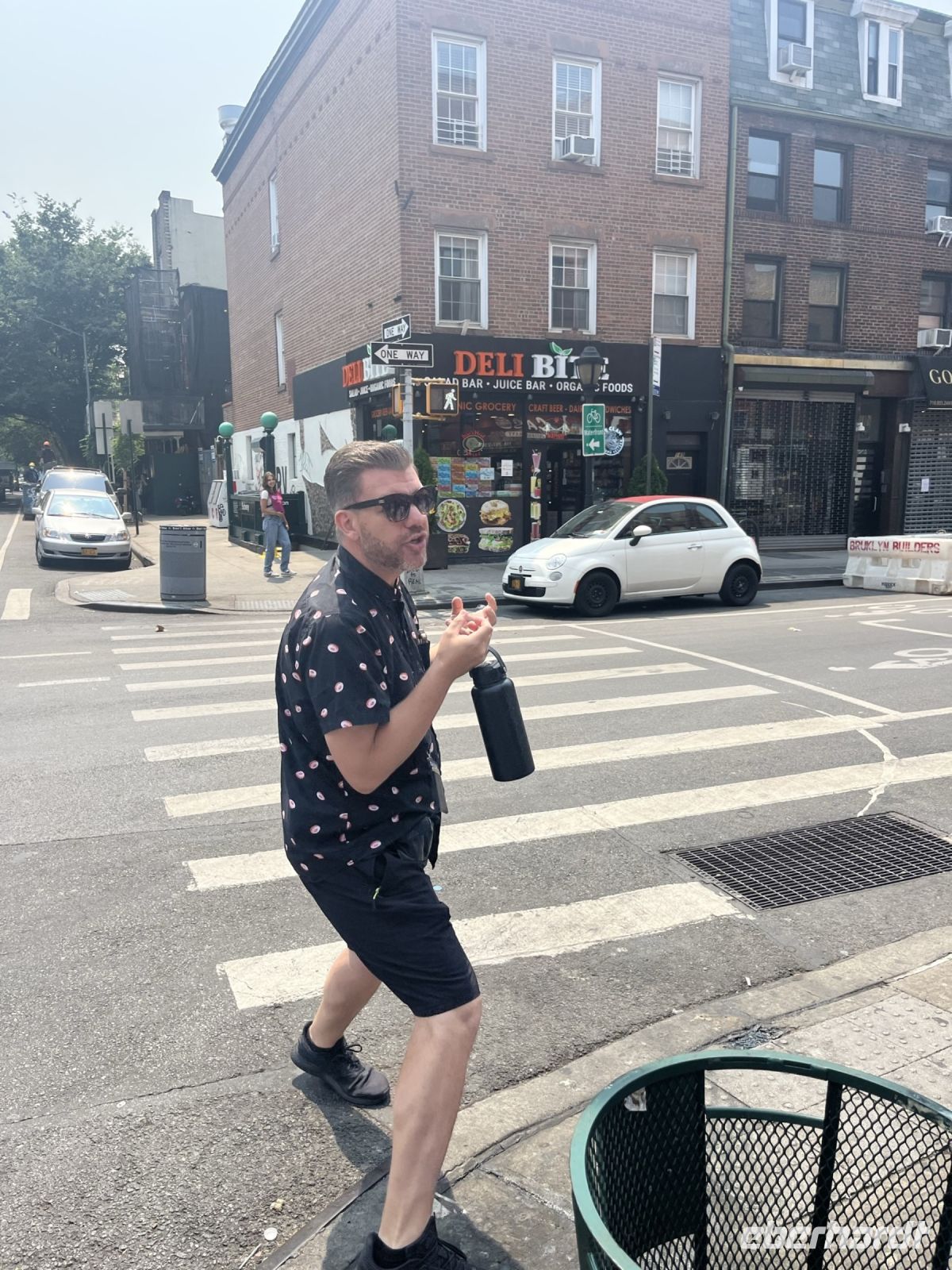 Unser Guide Angelo in Brooklyn