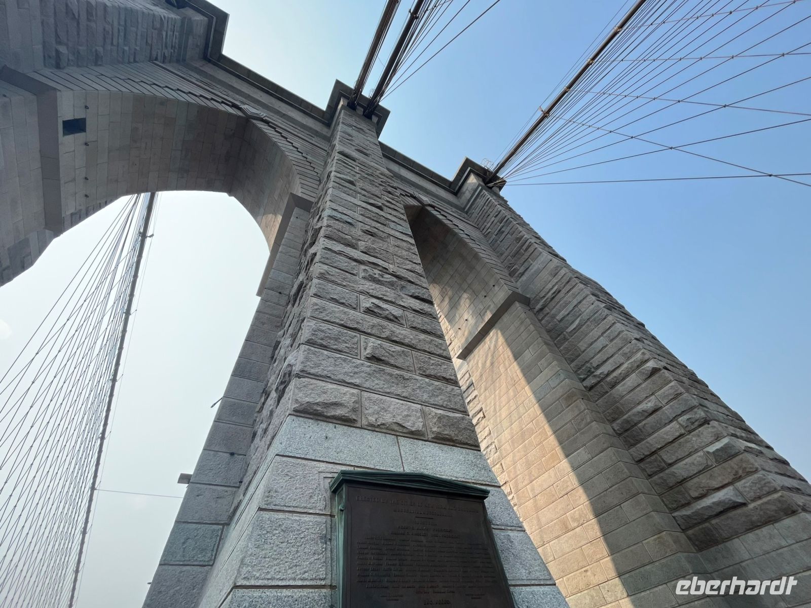 Spaziergang über die Brooklyn Bridge