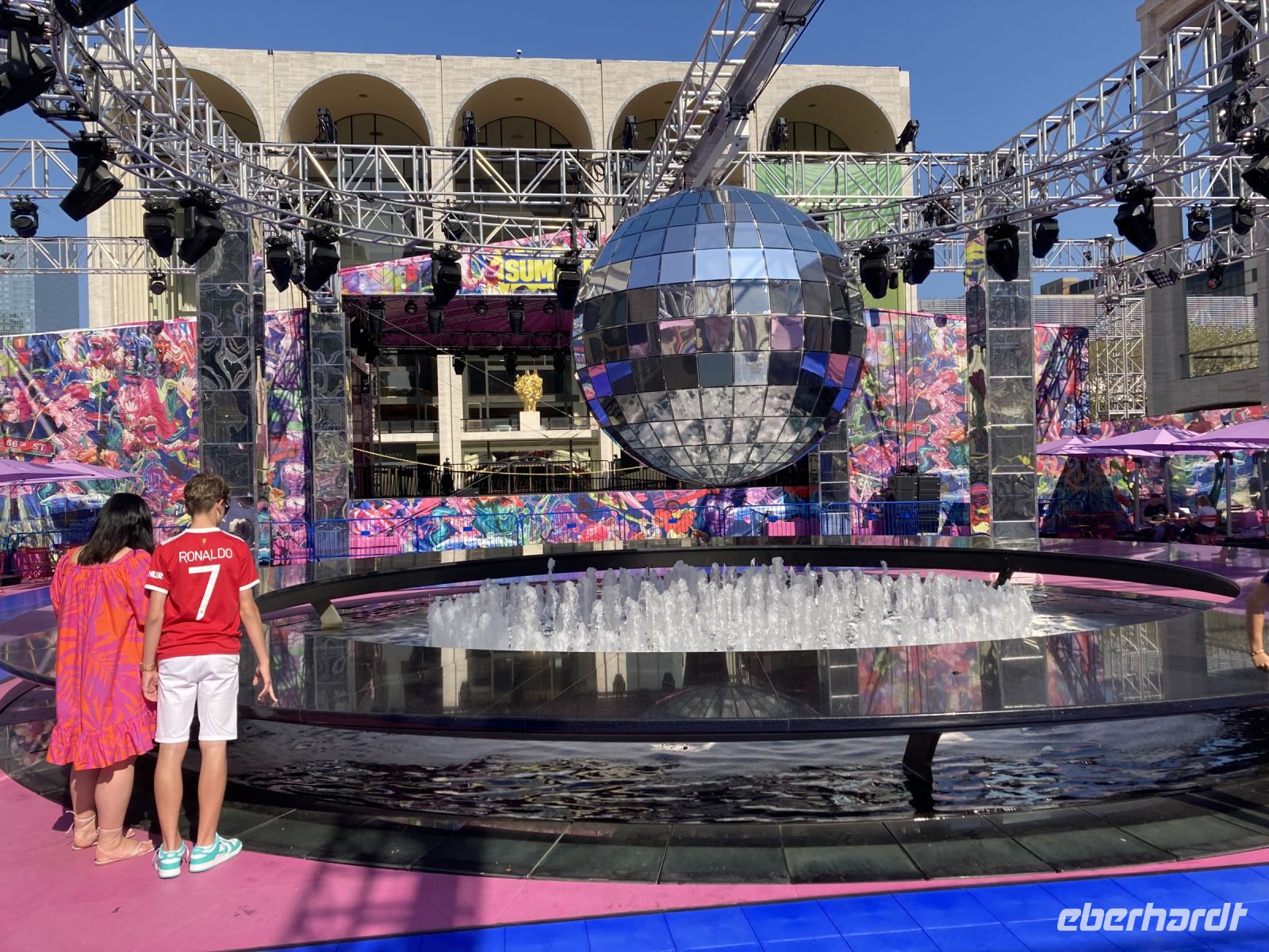 Das Sommerangebot vor dem Lincoln Center: Dance-floor, Disco!