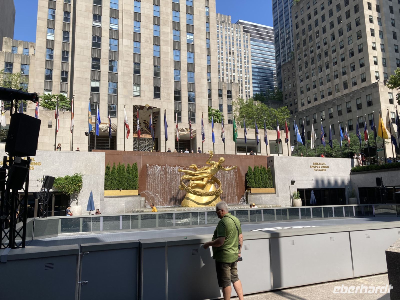 Zu Weihnachten wäre das der Blick auf den „Christmas Tree“ am Rockefeller Center!