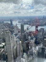 Über die Brooklyn-Bridge - rechts - werden wir gleichen gehen.
