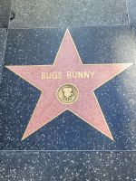 092 Los Angeles -Hollywood Boulevard - sogar Hasen haben einen Stern