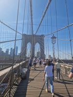 Spaziergang über die Brooklyn Bridge