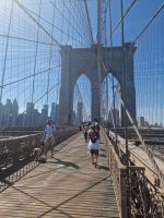 Spaziergang über die Brooklyn Bridge