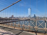 Spaziergang über die Brooklyn Bridge