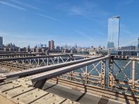 Spaziergang über die Brooklyn Bridge