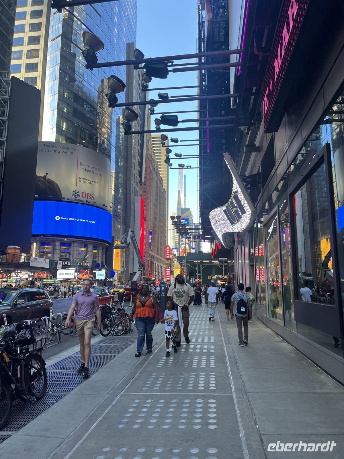 Spaziergang zum Times Square