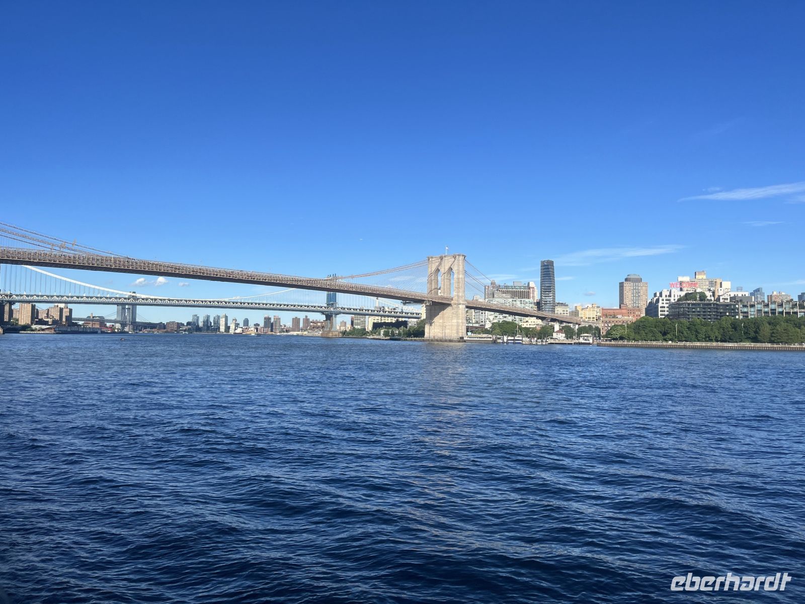 Blick auf die Brooklyn Bridge