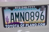 Arizona Nummernschild