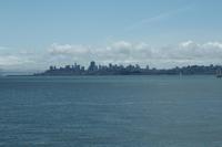 Blick auf San Francisco von Sausalito aus