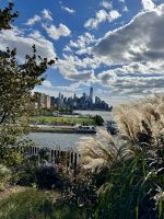 Blick auf Downtown von Little Island