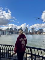 Blick von Brooklyn auf die Skyline von Manhattan