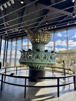 Original-Fackel im Museum