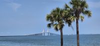 189 Skyway Bridge aus der Ferne