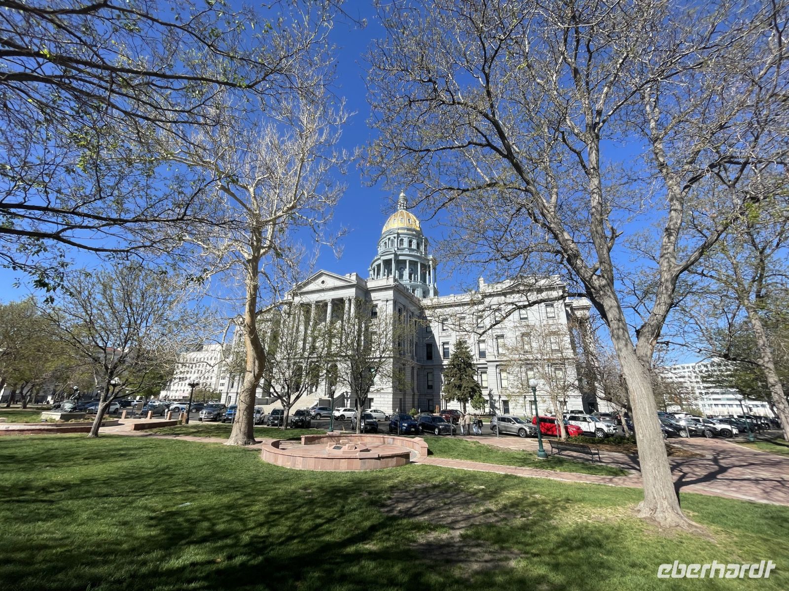 Stadtrundfahrt in Denver - Fotostopp am Capitolgebäude von Colorado