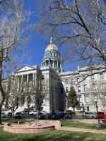 Stadtrundfahrt in Denver - Fotostopp am Capitolgebäude von Colorado