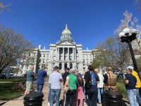 Stadtrundfahrt in Denver - Fotostopp am Capitolgebäude von Colorado