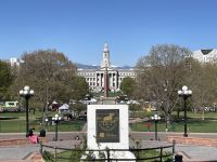 Stadtrundfahrt in Denver - Fotostopp am Capitolgebäude von Colorado