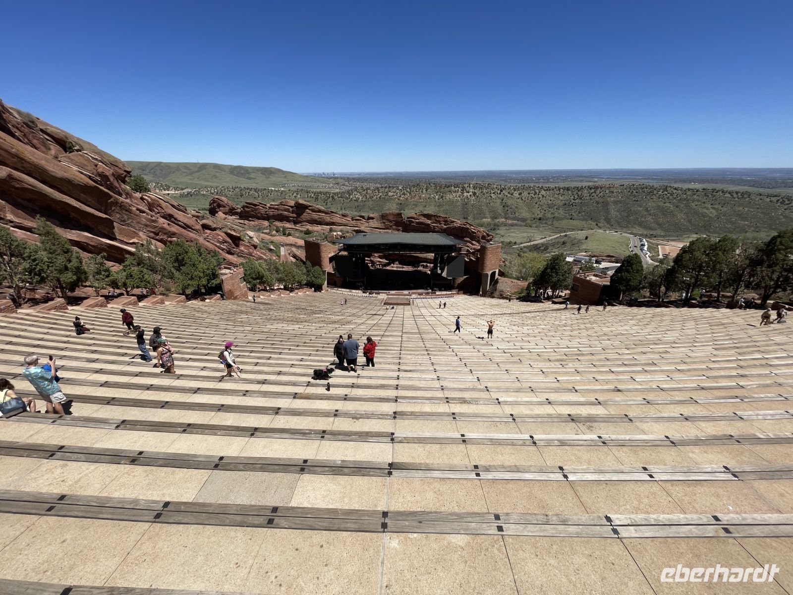 Fahrt von Denver zum Red Rocks Theater