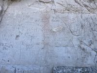 kurzer Fotostopp am REGISTER CLIFF STATE HISTORIC SITE