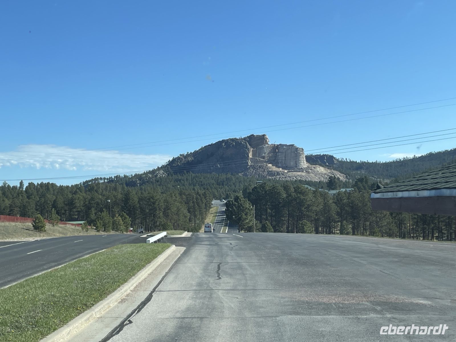 Fahrt zum Crazy Horse Memorial