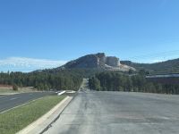 Fahrt zum Crazy Horse Memorial