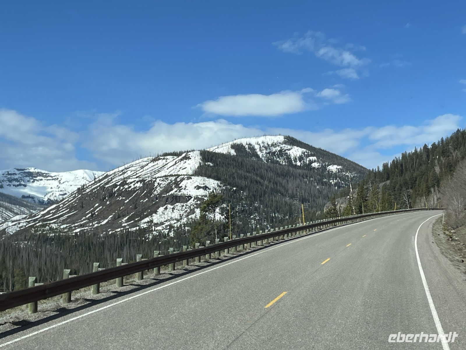 Fahrt durch den Yellowstone Nationalpark