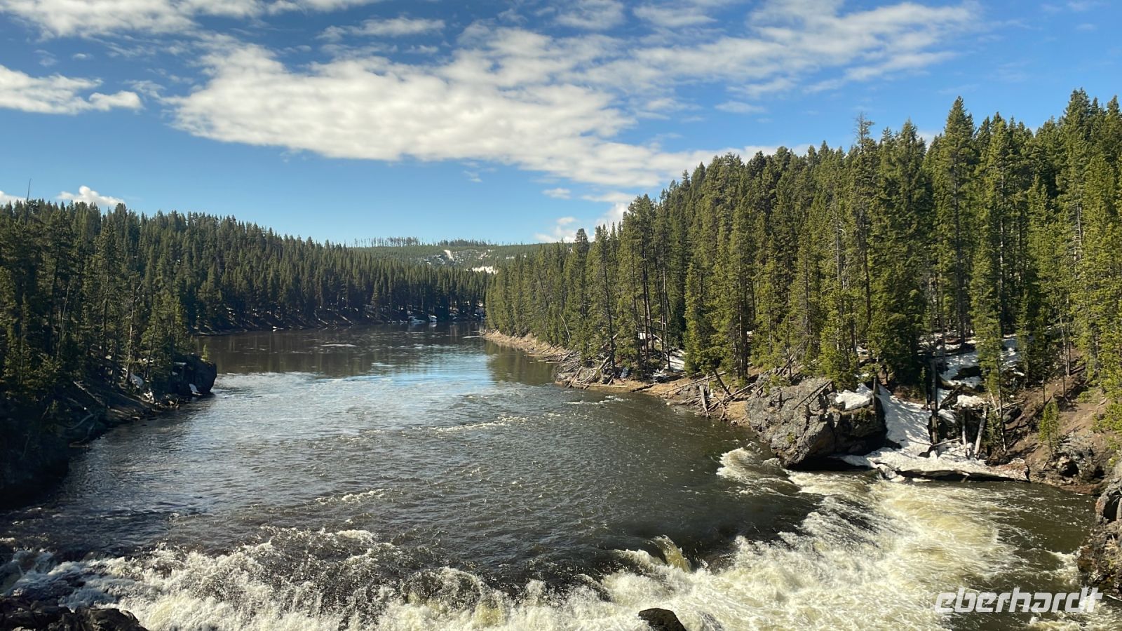 Fahrt durch den Yellowstone Nationalpark