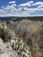 Yellowstone Nationalpark - Lockout Lower Yellowstone Wasserfall