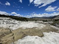 Yellowstone Nationalpark - Mamuth Hot Springs (heiße Quellen)