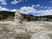 Yellowstone Nationalpark - Mamuth Hot Springs (heiße Quellen)
