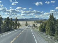 Fahrt durch den Yellowstone Nationalpark 