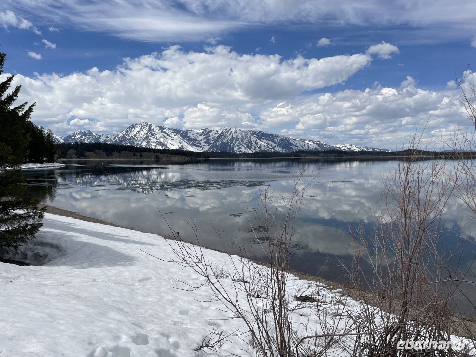 Teton Nationalpark - Fotostopp am Jackson Lake