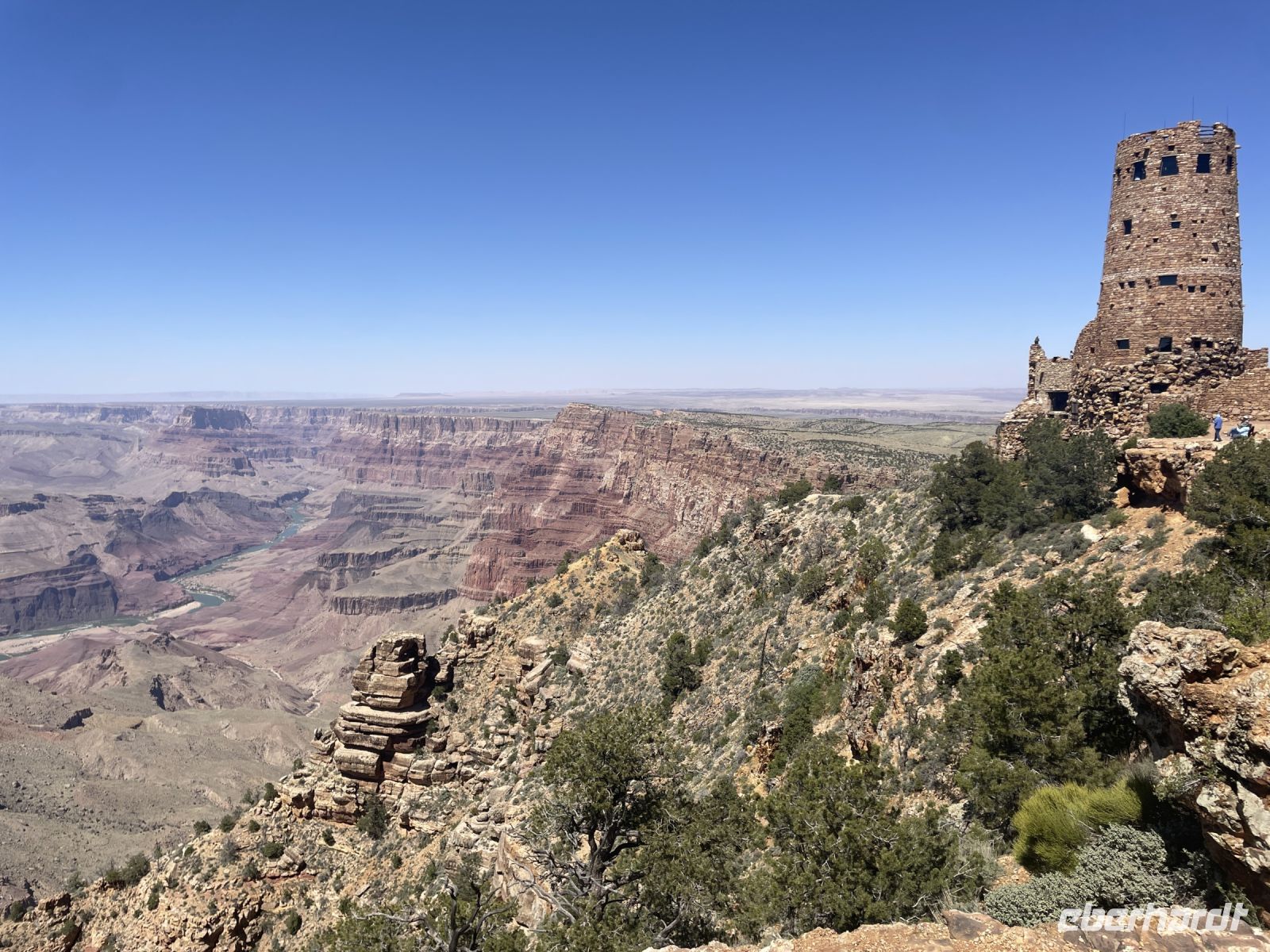 Grand Canyon - Rundgang am  Desert Point
