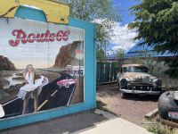 Auf der Fahrt nach Las Vegas - Mittagspause in Seligmann