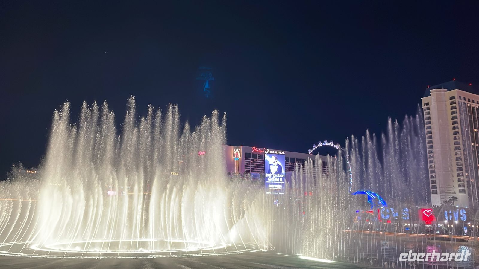 Las Vegas Nighttour - Fontänen Show am Hotel Bellagio