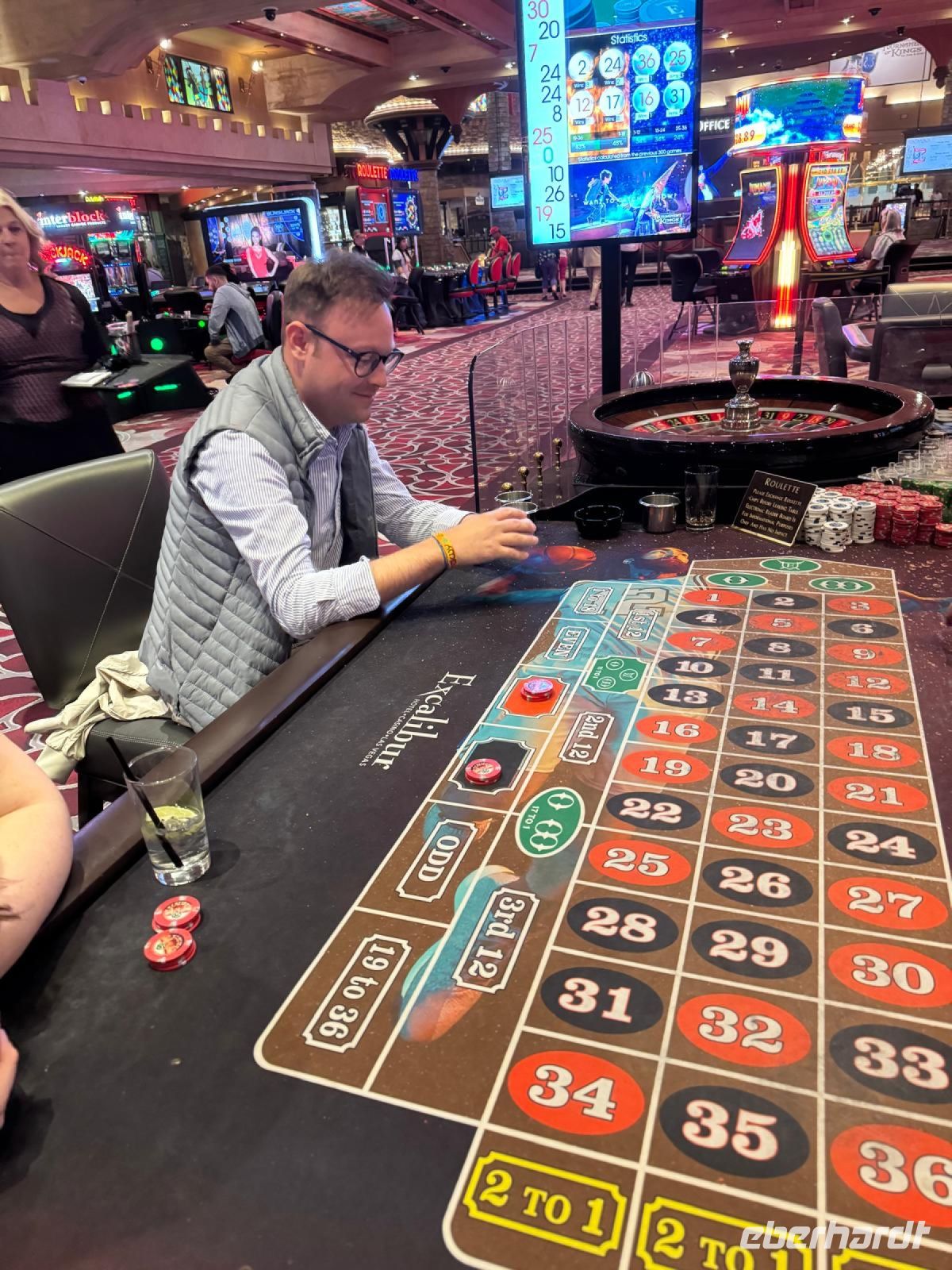 Las Vegas Nighttour - Roulette spielen