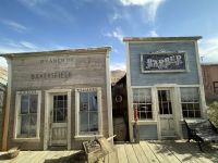 Kurze Pause in der Geisterstadt Randsburg