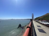 San Francisco - Spaziergang über die Golden Gate Bridge