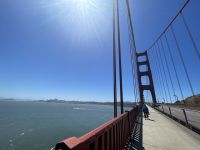 San Francisco - Spaziergang über die Golden Gate Bridge