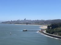 San Francisco - Spaziergang über die Golden Gate Bridge