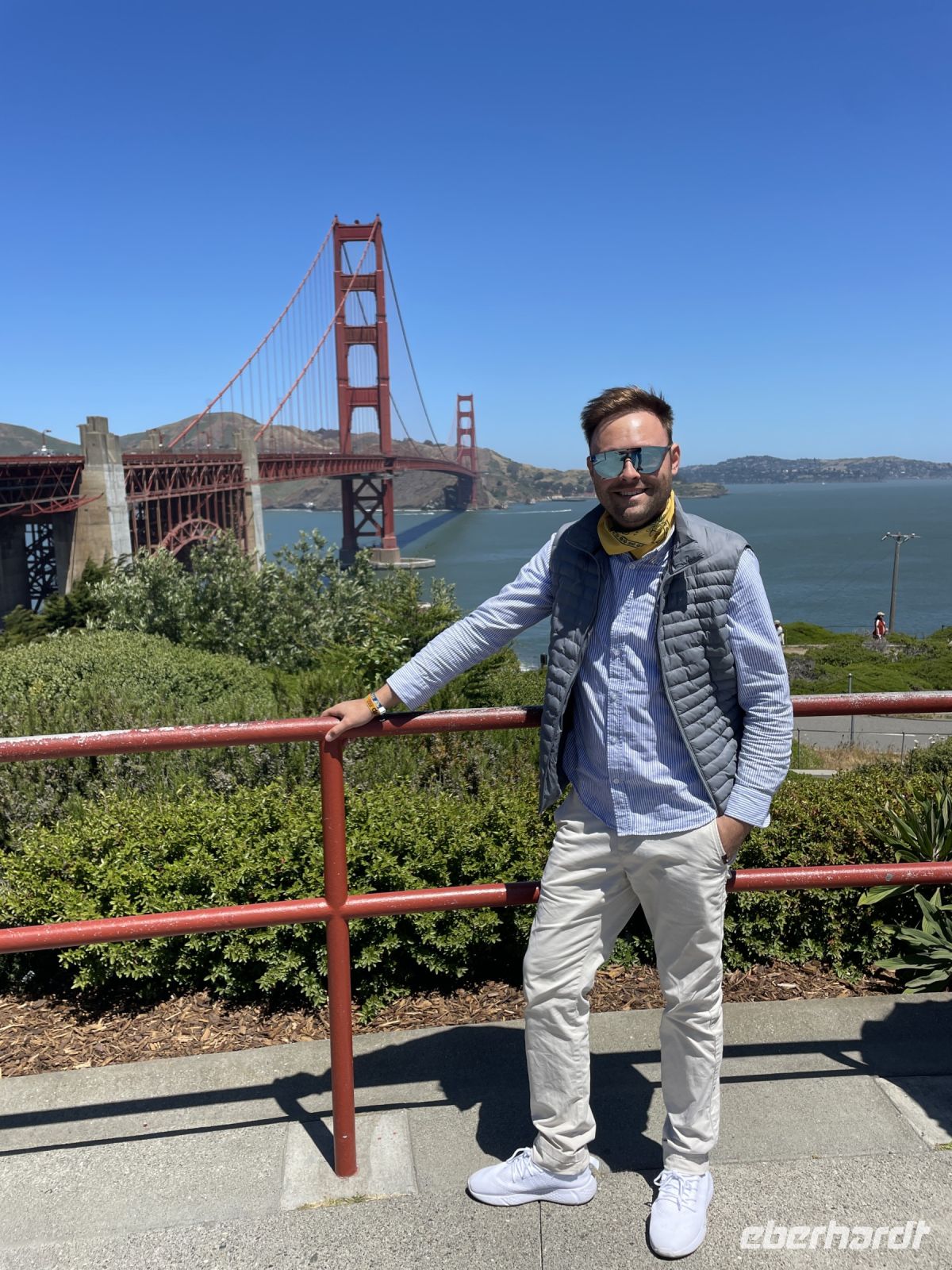 San Francisco - Spaziergang über die Golden Gate Bridge