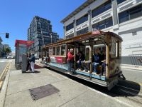 San Francisco - Fahrt mit einer Cable Car