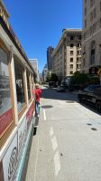 San Francisco - Fahrt mit einer Cable Car