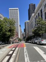 San Francisco - Fahrt mit einer Cable Car