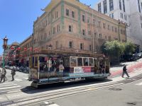 San Francisco - Fahrt mit einer Cable Car