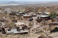 Blick über die Calico-Geisterstadt