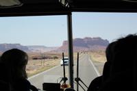 Fahrt zum Monument Valley