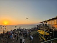 Sonnenuntergang am Santa Monika Pier