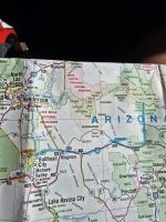 Unsere heutige Route von Laughlin an den Grand Canyon